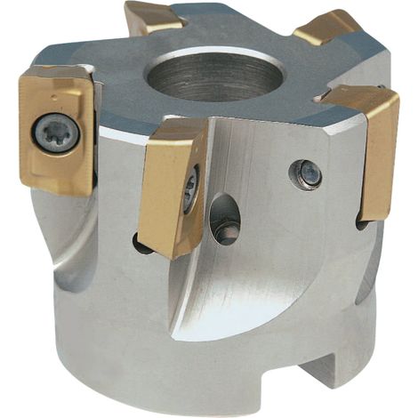 Fresa  de  esquina  D.40mm  barnizada  con  IK  Z.4  APKT-16  TECWERK (1/3)