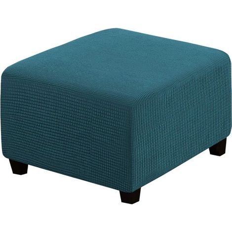Housse de pouf extensible Housse de protection pour pouf Protecteur de pouf Housse de rangement pour pouf Protecteur de meubles Housse de protection Soft Rectangle avec ceinture élastique (1/4)