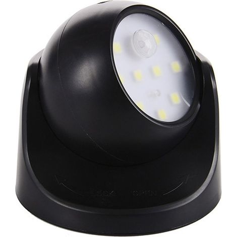 This wall wall-mounted outdoor is equipped a detector of movement, a lighting LED outdoor signal, a lighting cordless powered by battery and takes in load a rotation (1/5)