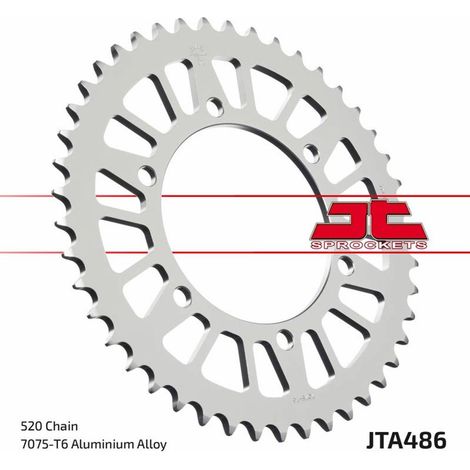 Pignon ultraléger en aluminium JT SPROCKETS 486-520