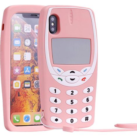 Questa custodia per iPhone in stile 3D retrò presenta un design unico ispirato ai cartoni animati, è realizzata in morbido silicone, offre protezione dagli urti, è facile da pulire e garantisce un'ele (1/2)