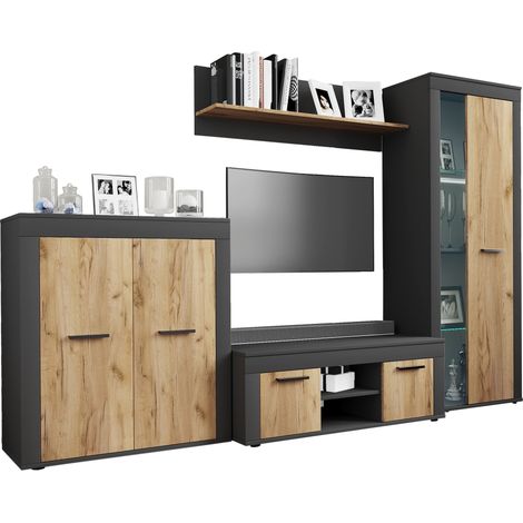 4 pcs Cabinet Wall Set Résidentiel Mur Usilo L 159x242x37 - VCM (1/3)