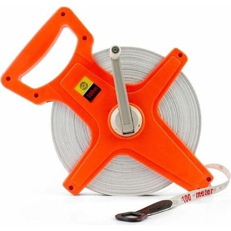 Ruban à mesurer en fibre de verre , rouleau de ruban , 100M / 330 FT , double face (1/4)