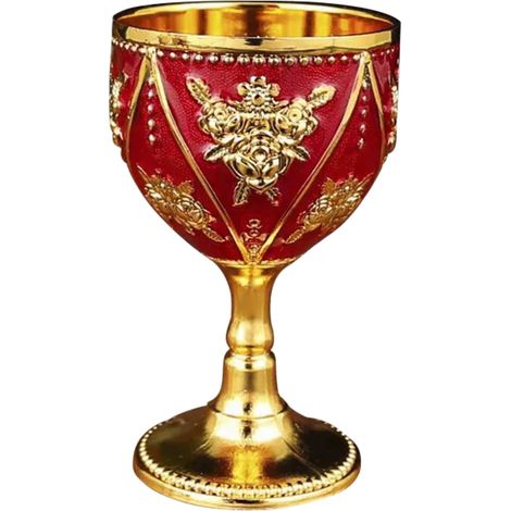 Verre À Vin - Verre À Baijiu 30 Ml - Style Vintage Métallique - Pour Dégustation Ou Collection - 1 Pièce (1/4)