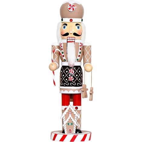 Casse-Noisette D'Épices Collectible En Bois Pour Fêtes Soldat Casse-Noisette D'Épices Déco Traditionnelle Pour Noël Pour Décoration Noël, Maison, Bibliothèque, Cheminée, Table, (1/5)