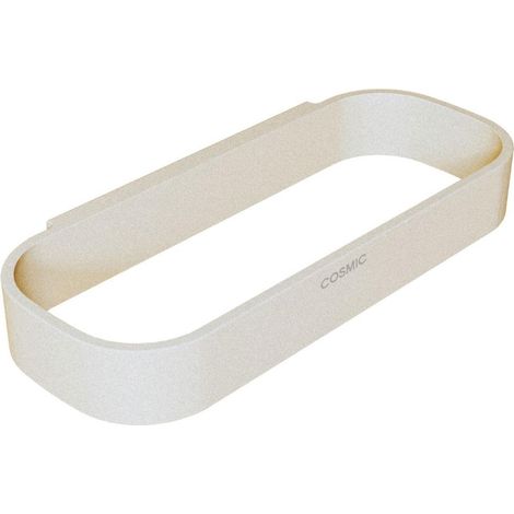 COSMIC Towel ring, 24cm, Wall Mounted, White, Compatible with ALIFE Collection