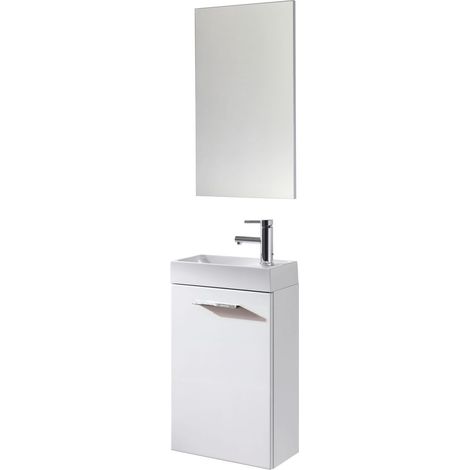 Gästewaschplatz Mainz 40 cm Waschbecken Waschtisch Waschplatz (1/2)