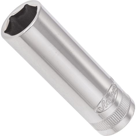VIGOR Steckschlüsseleinsatz, lang, 3/8 (10 mm) Vierkant hohl, Außen Sechskant Profil, SW 14 mm (1/2)