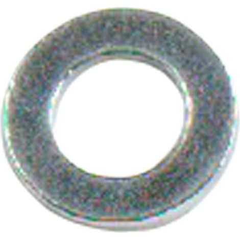 Rondelle plate en Acier plaqué au zinc brillant M4, Set de 100 Pièces (1/2)