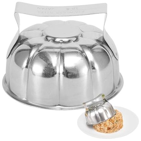Moule à Riz - Acier Inoxydable Forme Fleur - Pour Omurice Riz Pressé Décoration Plats Faits Maison ou Restaurant - 1 Pièce (1/5)