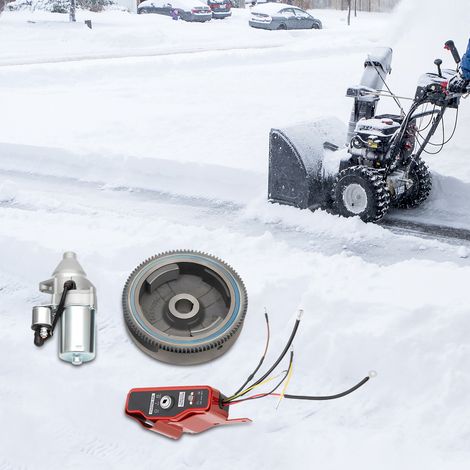 YISSALE-Schwungrad Elektrostarter-Set für Honda GX390 13 PS Motoren und Generatoren mit Magnetanlasser Schwungrad Zahnkranz Schlüsselkasten (1/5)