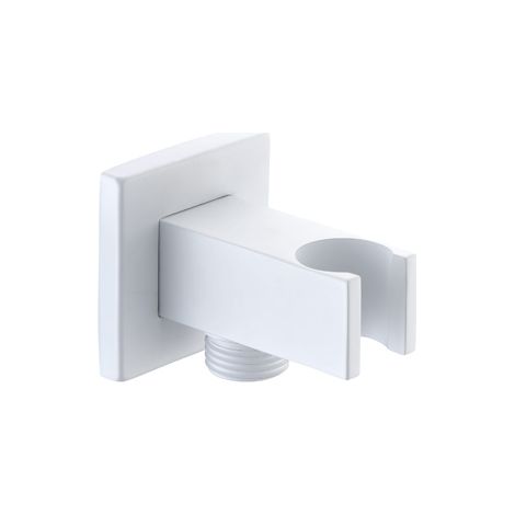 Soporte ducha cuadrado blanco [ IMEX® ]