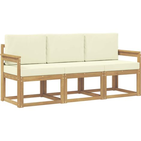 Set di divani da esterno 3 pcs vidaXL