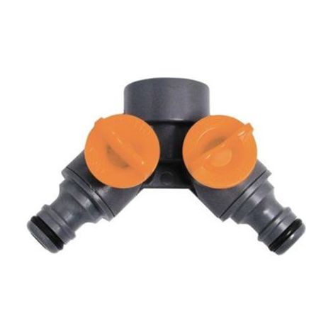 PRESA A DOPPIO RUBIN.PAPILLON 3/4F+2 INN.M - CF. IN BLISTER