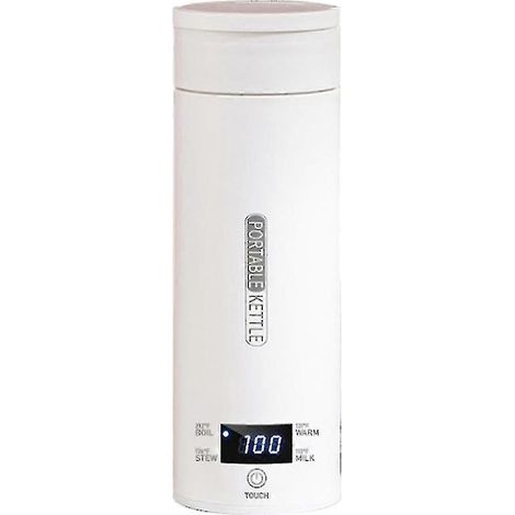 Bouilloire électrique de voyage portable 500 ml, acier inoxydable 304, contrôle de température LCD, ébullition rapide, anti-fuite, prise américaine (1/5)