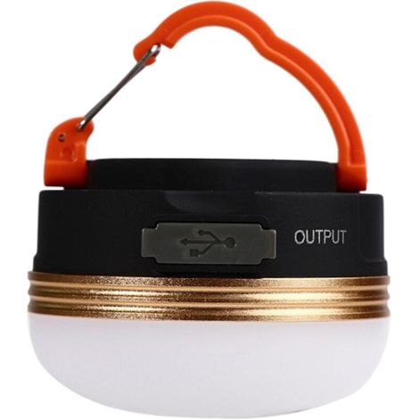 Lanterne de Camping LED Rechargeables USB Lampe de Camping Lumières de Tente avec Batterie 1800mAh,3 Modes d'éclairage,Base Magnétique, pour Camping,Randonnée Et Pêche (1/5)
