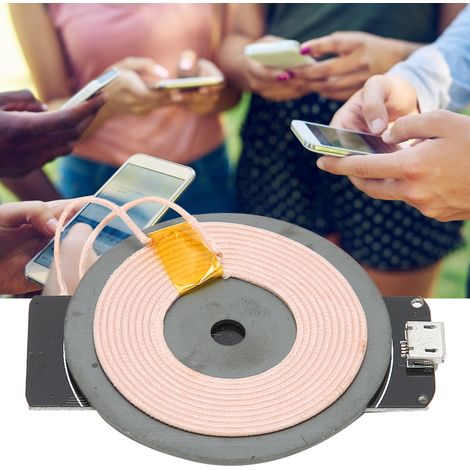 Carte de charge sans fil QI 5W DIY avec module émetteur et bobine pour projets électroniques (1/5)