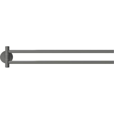 tesa MOON GREY Handtuchhalter zweiarmig, schwenkbar (1/5)