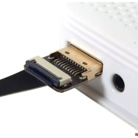CYFPV FPV Câble plat HDMI mâle vers HDMI mâle coudé 90D HDTV FPC pour photographie aérienne FPV HDTV Multicopter (20 cm) (1/5)