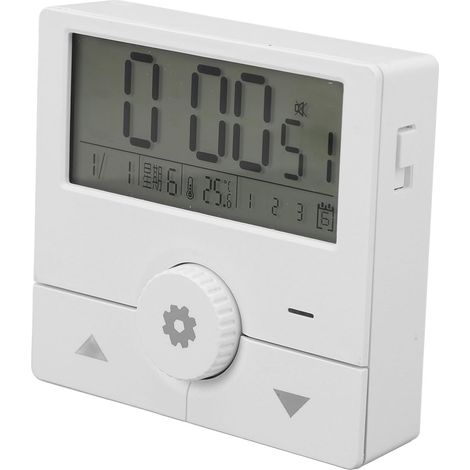 Réveil Numérique LED avec Affichage de la Date, de la Température, de la Semaine, 3 Alarmes Indépendantes et Répétition, Horloge électronique Moderne et élégante pour Chambre à Coucher (1/5)