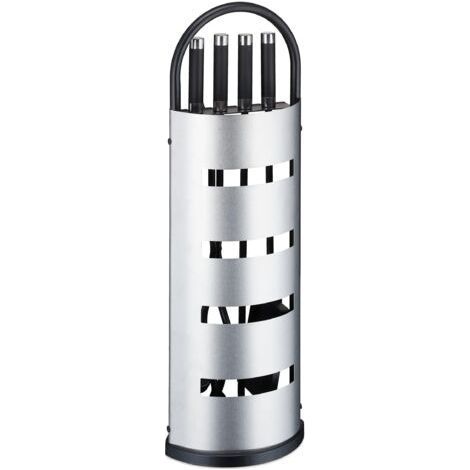 Ensemble de cheminée 5 pièces, ustensiles de cheminée avec pelle, brosse, pince et support, noir-Karteo (1/5)