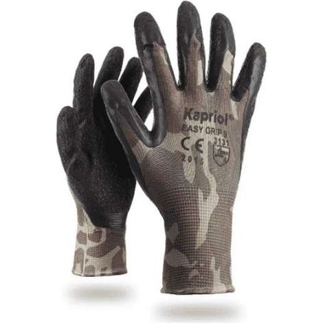 KAPRIOL Guanti Easy Grip Mimetico 09 Taglia Unica Impermeabili