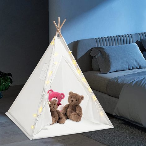 Kinderfamilienzelt, Indoor-Spielplatz, 1-3 Jahre Kinder mit Licht Spielzelt, 120  120  140cm