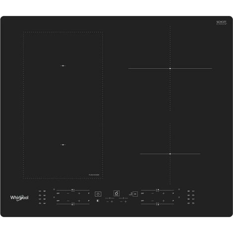 Placa vitrocerámica empotrada Whirlpool WL B8160 NE negra de 59 cm y 4 fuegos (1/5)