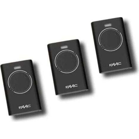 faac 3 x télécommande 2 canaux xt2 868 slh lr 7870091 (1/3)