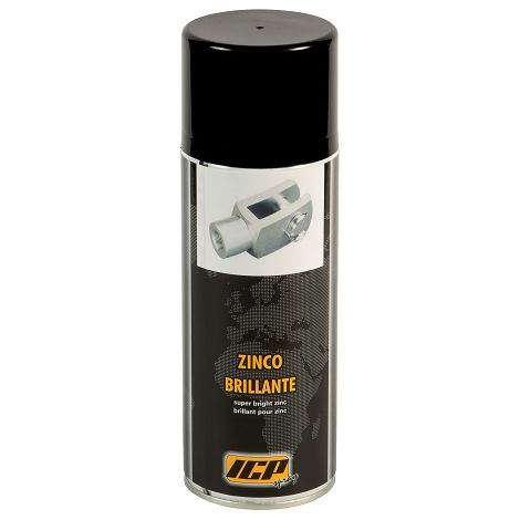 ZINCO SPRAY BRILLANTE ZINCATURA A FREDDO ANTIRUGGINE ICP 400 ml (1/2)