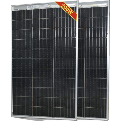 Solarpanel, hohe Effizienz, langlebiges Design, 2 Stück 100w Panel (1/2)