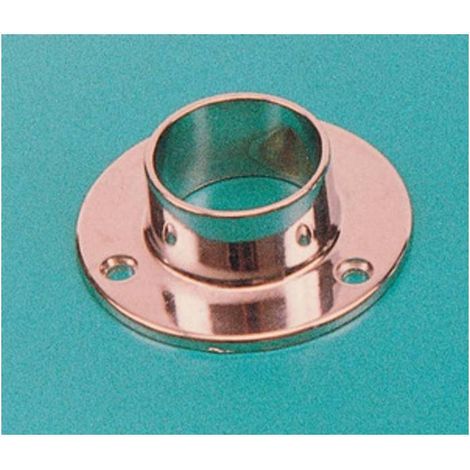 20 x GHIERA FISSA IN ZAMA P/TUBO D 18 MM CROMO