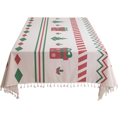 1 Nappe Rectangulaire De Noël, Motif Récolte d'automne, pour Thanksgiving, pour Maison, Cuisine, Décoration De Table, Fournitures De Fête (1/5)