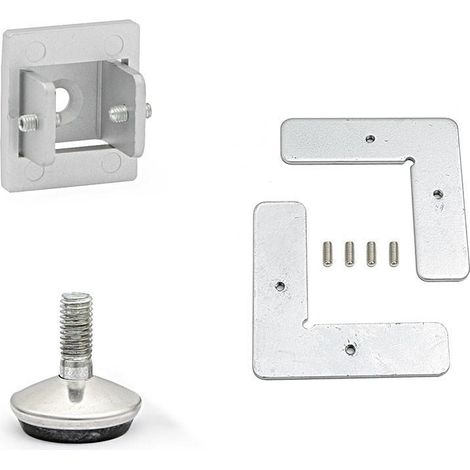 HERRAJES ALK kit herrajes para kuadro-sistem. acabado marrón