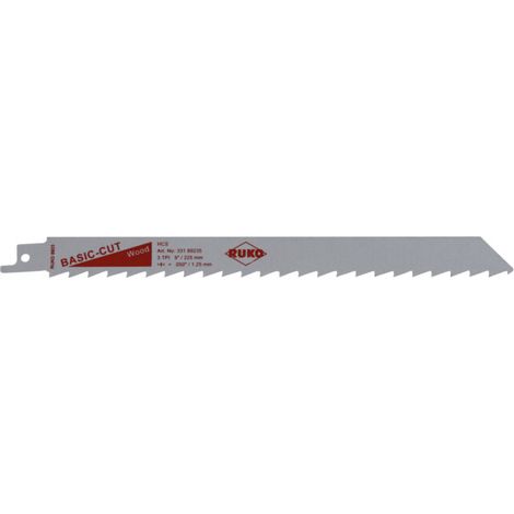 Lames de scies sabres RUKO 8923 acier au carbone (1/5)