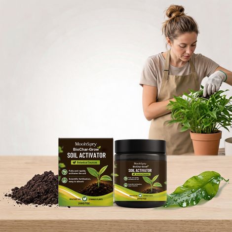 Bodenaktivator zur Auflockerung des Bodens, zur Nährstoffversorgung der Pflanzen, zur Förderung der Keimung und zur Verbesserung der Bodenqualität für Blumen und Grünpflanzen – 200 g -- DE (1/5)