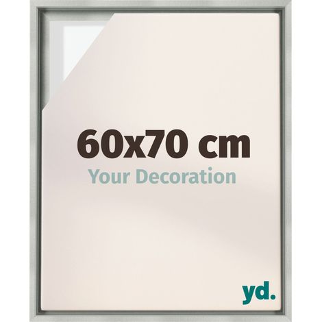 Your Decoration - Cadre flottant - Argent Mat - Cadre en caisse américaine pour toile sur chassis - MDF - Lyon (1/5)