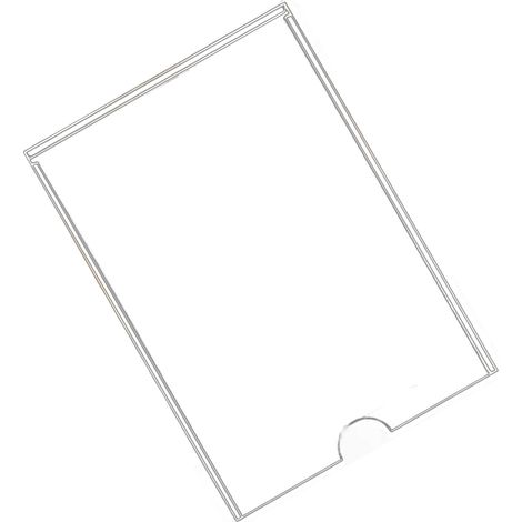 Porte-affiche mural double couche transparent épais résistant à l'usure en acrylique pour entreprise/hôpital (1/5)