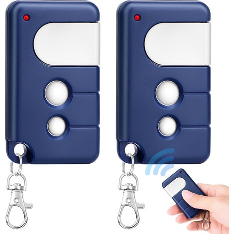 Télécommande Porte de Garage Hörmann, Chamberlain LiftMaster 84335EML, 84333E, 94333E, ML500, ML750, ML850, 433,92 MHz, Lot de 2, Pièce de Rechange (1/5)