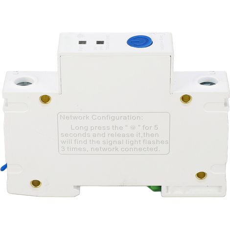 Intelligenter Leitungsschutzschalter 40A DIN-Schiene 230V, automatischer WiFi 2,4GHz Schalter, Fernsteuerung über APP, PA66 Material, kompatibel mit Smart Home, 1 Modul. (1/5)