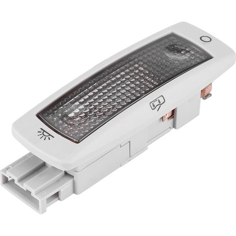 Plafonnier arrière argenté pour la lecture de cartes, compatible avec Golf, Passat, Beetle et Tiguan 3B0947291B (1/5)