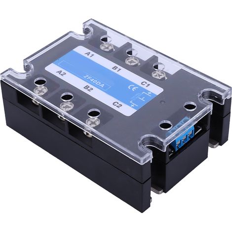 BERM3 ZF40DA DC/AC Halbleiterrelais (SSR) – Elektronische Bauteile mit transparentem Gehäuse für Elektronikgeräte (1/5)
