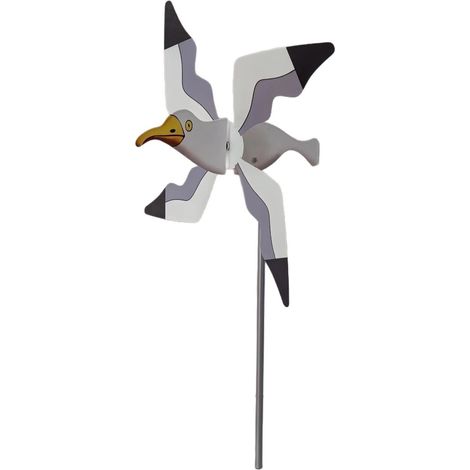 Girouette Petite 2 en 1 Mouette Tige de Fixation en Fibre de Verre et système de Suspension (1/5)