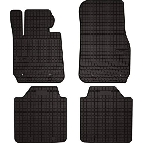 Tapis de sol en caoutchouc pour : BMW Série 3 F34 Gran Turismo (2013-2020) - noirs, sur mesure (1/5)