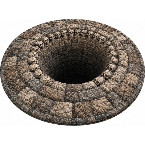 Tapis de sol rond Halloween, velours cristal, doux et lavable, cosplay, salon/chambre, commande personnalisée - Style 29 (1/5)