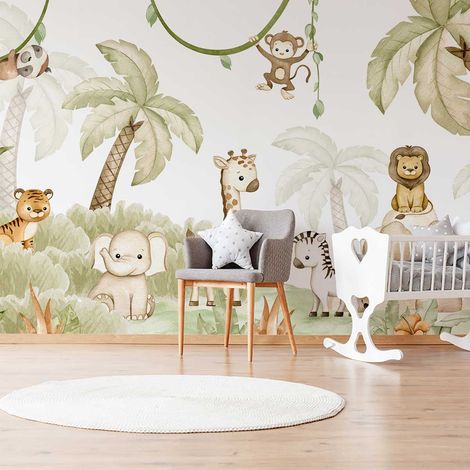 Papier peint baby safari papier peint (1/5)