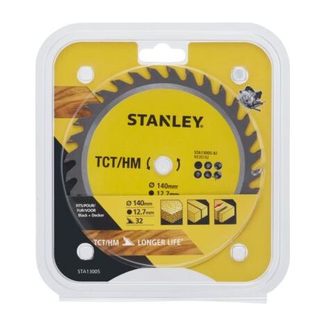 Stanley Kreissägeblatt Ø 140x12,7 mm 32 positive Zähne