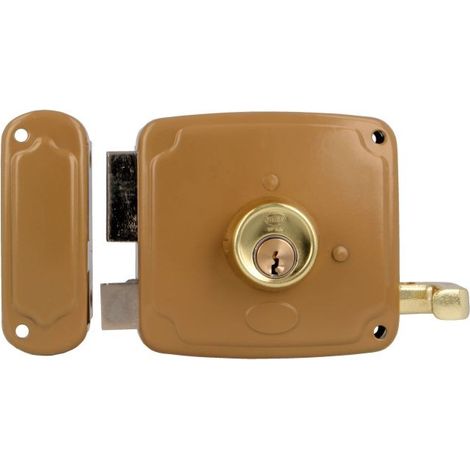 -CAHERSA- Cerradura AMIG 72U-80 Esmaltado Oro Izquierda (1/2)
