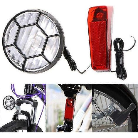 Accessoires pour vélo motorisé : générateur de friction, dynamo, phare avant et arrière à LED, édition 0617 (1/4)