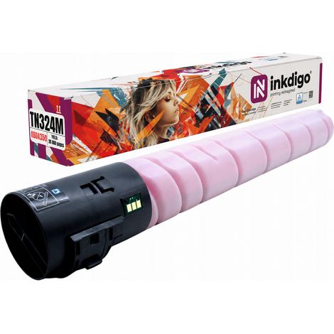 Toner Inkdigo TN324M compatibile con Konica Minolta Bizhub C258 C308 C368, certificato TÜV. (1/5)